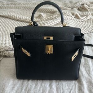 Vintage shoulder crossbody kellylike bag